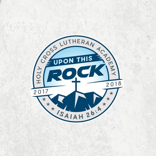 Upon This Rock logo design