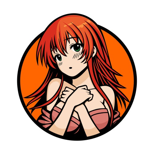 HeyWaifu Logo Character