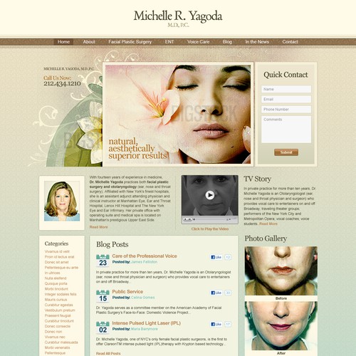 Website Design for Plastic Surgeon