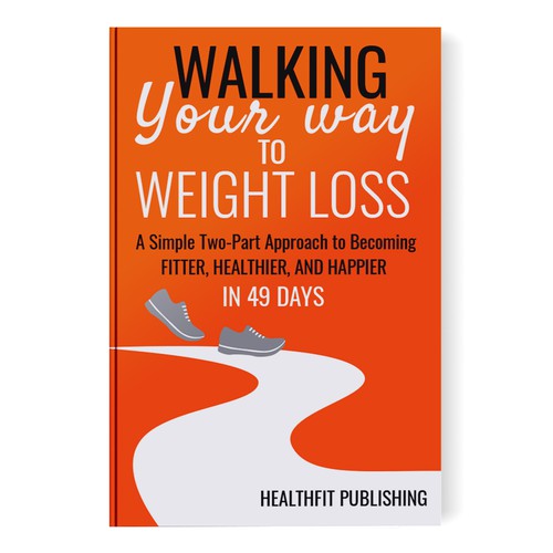 Book Cover Design for Walking Your Way to Weight Loss