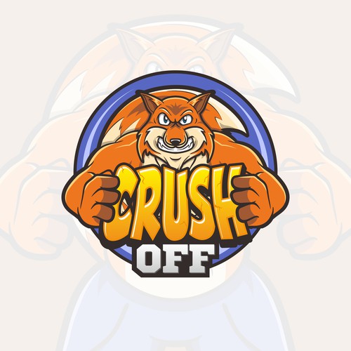 logo for crush off