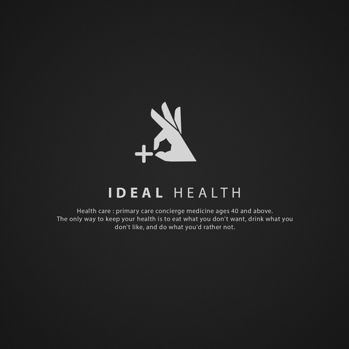 Bold logo concept for Ideal Health.