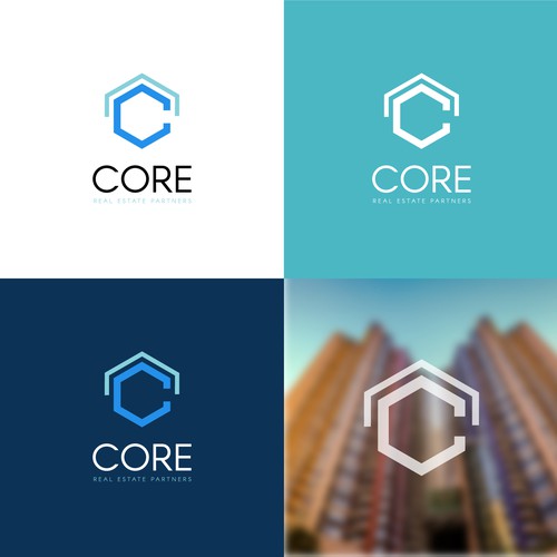 Logo for ' real estate partners - CORE '