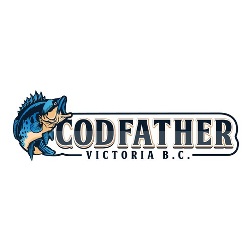 Codfather” yacht transom logo
