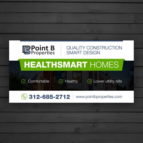 Signage for Point B Properties