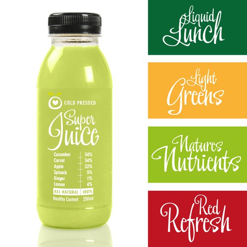 Verpakking Cold Pressed Juice