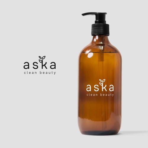 Entry in contest "Design a minimalist and trendy logo for ASKA - Natural Beauty Shop"