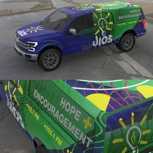 Car wrap - radio company