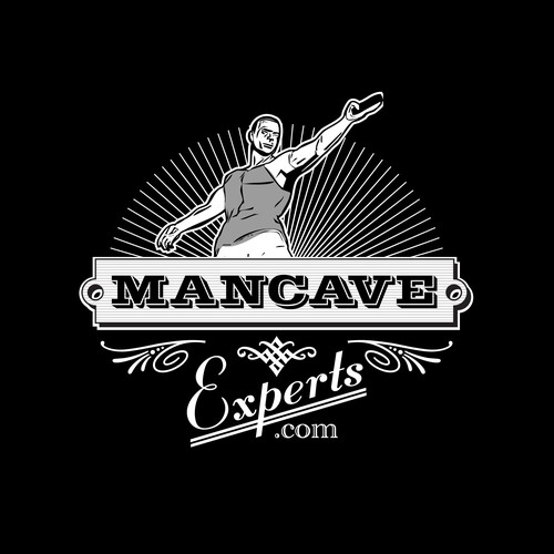 Vintage Style Logo for a Men's Web Site