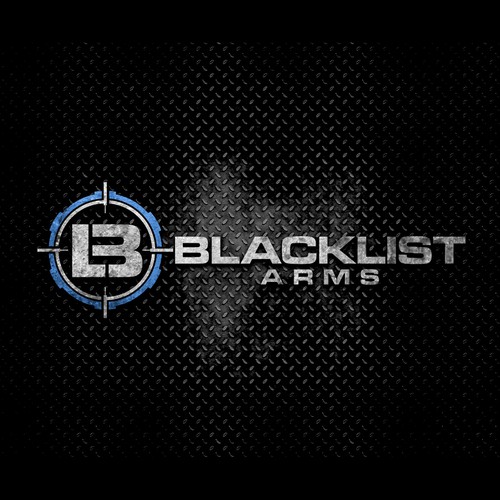 Create a Strong, Professional logo for Blacklist Arms, a firearms manufacturing company.