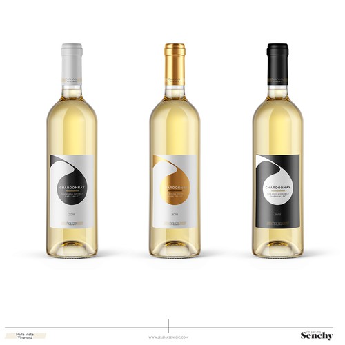 Wine label design