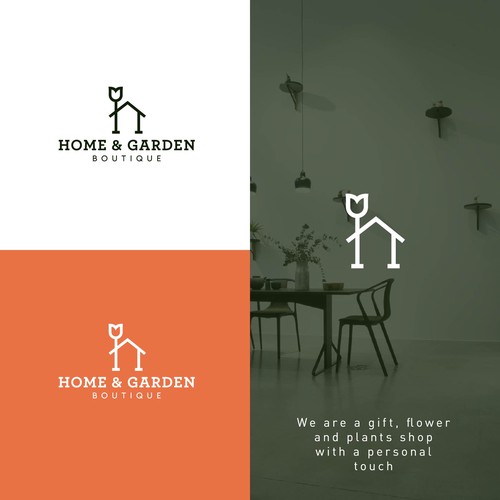 Logo for home & garden Boutique