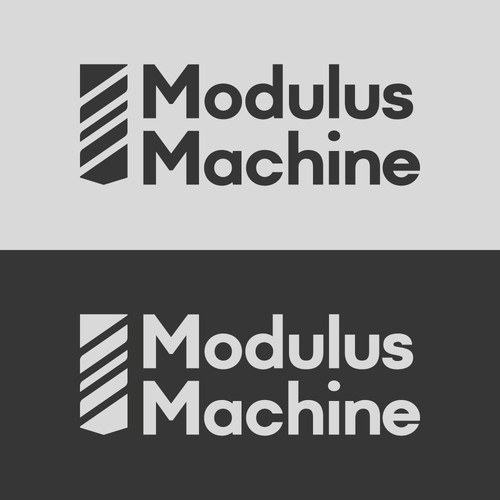 Modern logo for Machining company