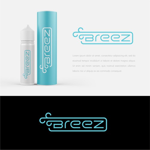 clean and creative logo for vape company