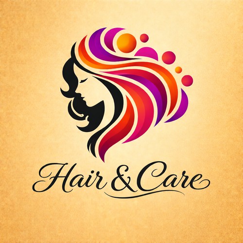 Hair & Care Logo design