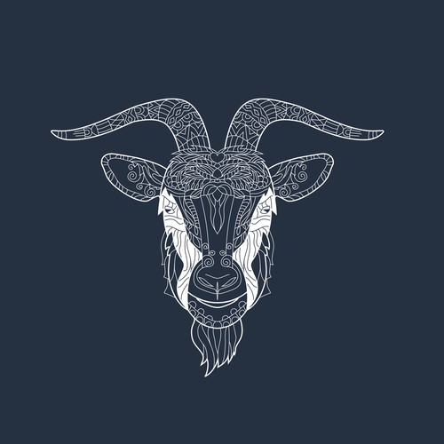 Goat Line Drawing