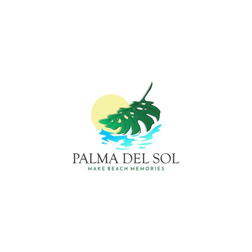 Beach logo design