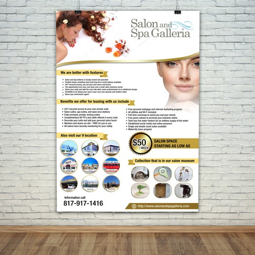 Poster For Salon and Spa Gelleria