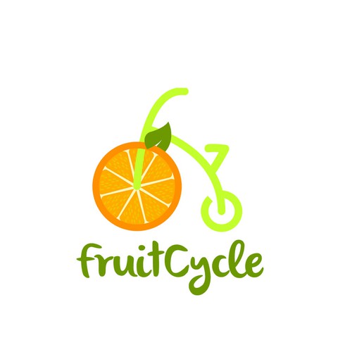 Organic Fruit Logo Design