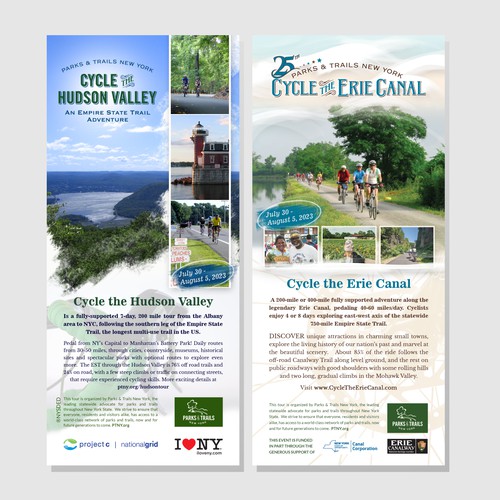 Rack Card for Park & Trails New York Events