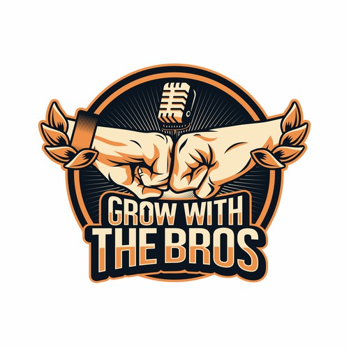 Grow with The Bros Podcast logo