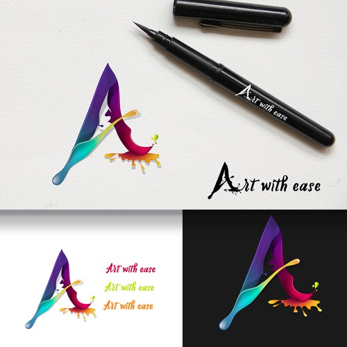 Logo concept for art supplies.