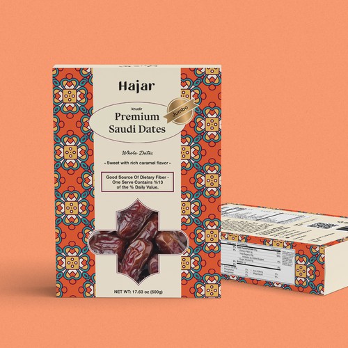 Dates Fruit Packaging Design