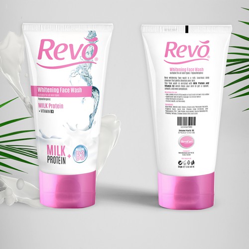 Package design for Revo cosmetics