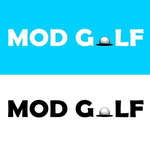 Mod Golf Logo Design