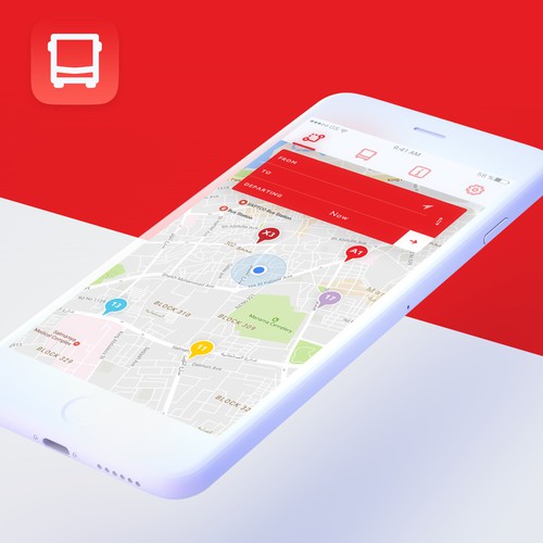 UX/UI Bus Service App