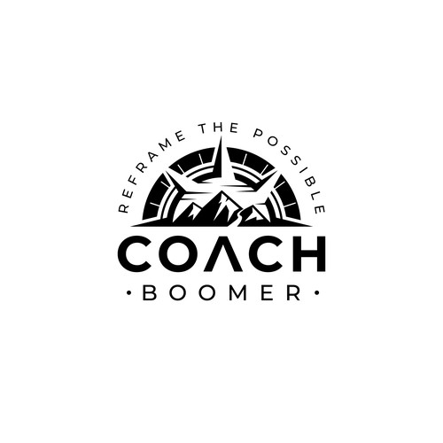 Coach Boomer Logo Design