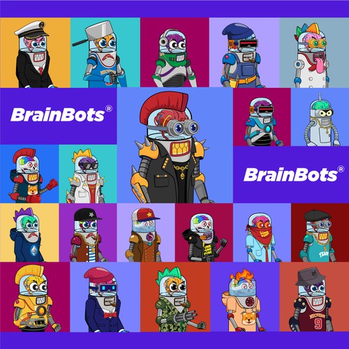 BrainBots NFT Character Design