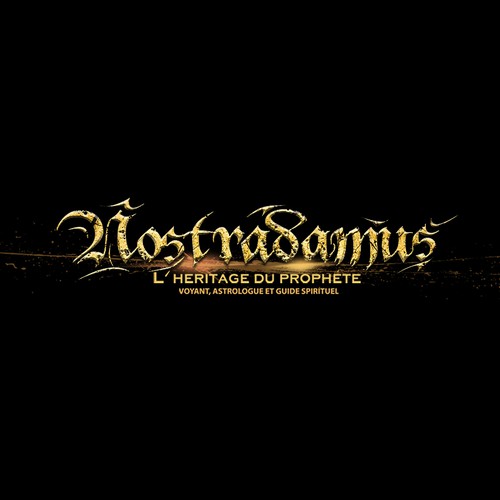 Logo for Nostradamus site (clairvoyance, tarot reading, prophecies)