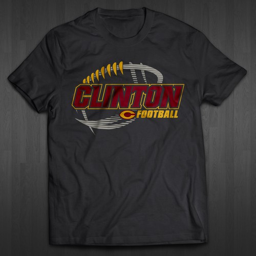 Create a shirt for the Clinton Football booster club