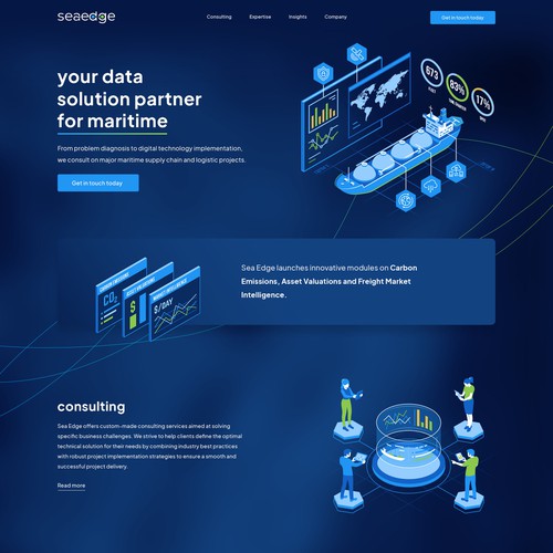WordPress website - Sea Edge