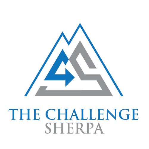 Bold logo for The Challenge Sherpa