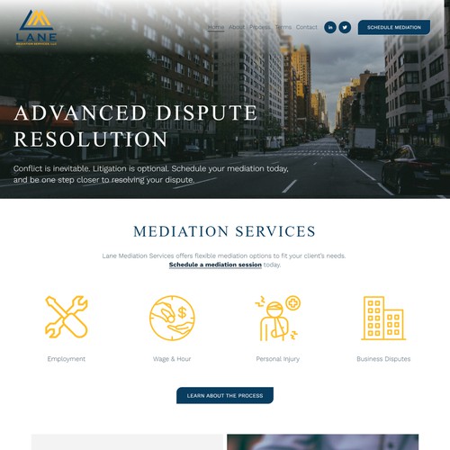 Lane Mediation Services Design