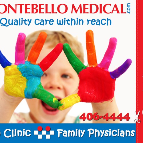 Eye Catching Advertising Insert for a Medical Clinic