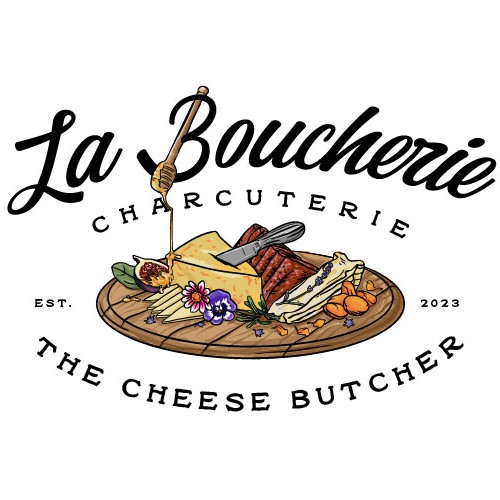 The logo concept for the cheese butcher 
