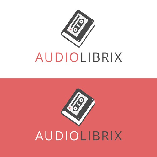 Logo for a distributor of digital audiobooks