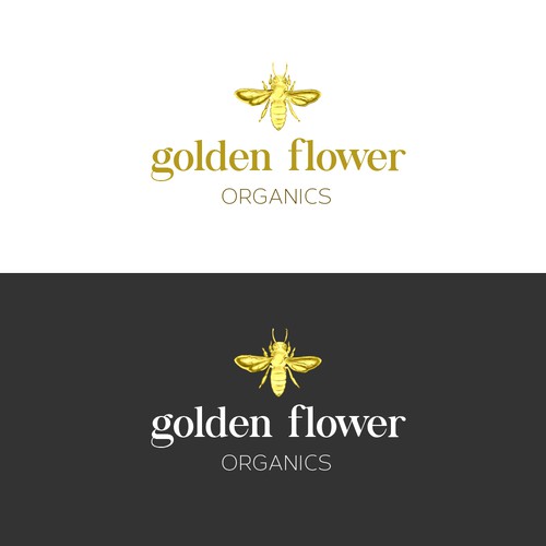 Golden flower organics logo