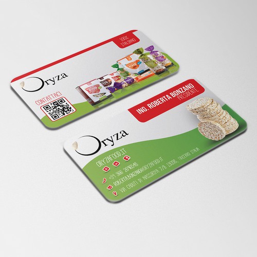 Business Card - Oryza Puffed Cakes