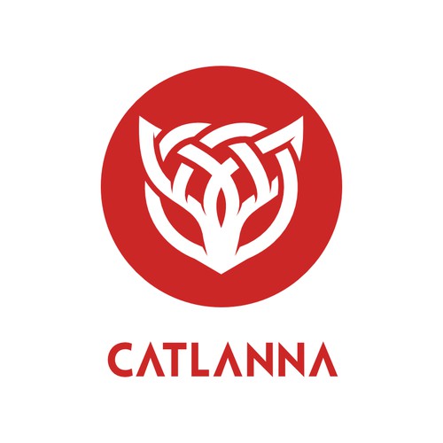Cat Geometric Logo