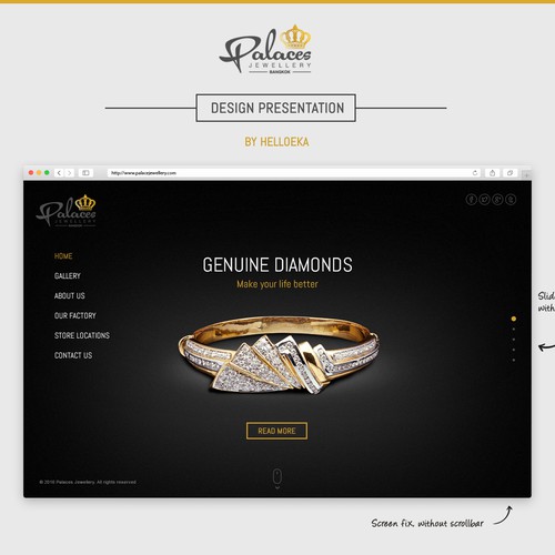 Creative Jewellery Website Design