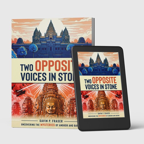 Cover design for Angkor Bayon Book