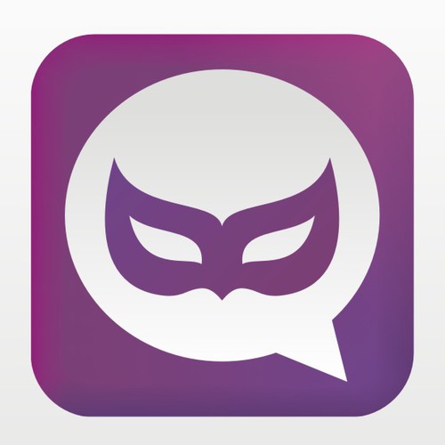 Create an app icon for anonymous social app for "The Masq"