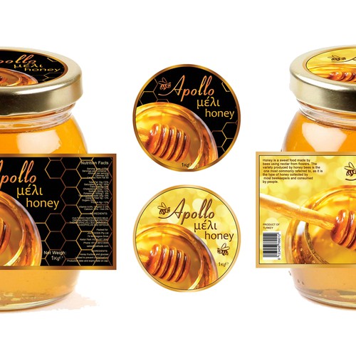 APOLLO BRAND 1KG HONEY TUB
