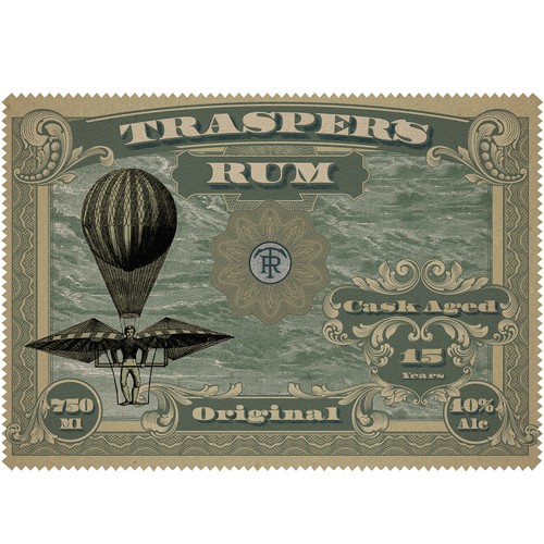 Rum label design