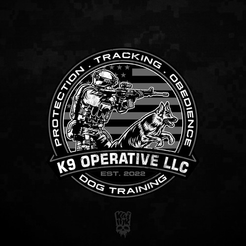 K9 logo design for a dog training