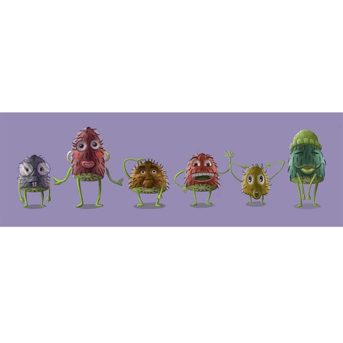 Funny kiwi characters